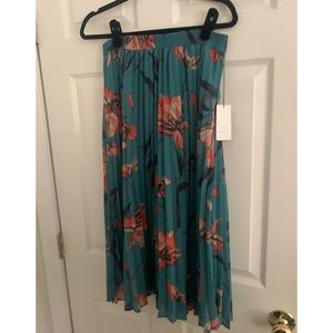 Target A NEW DAY High Rise A-Line Midi Skirt